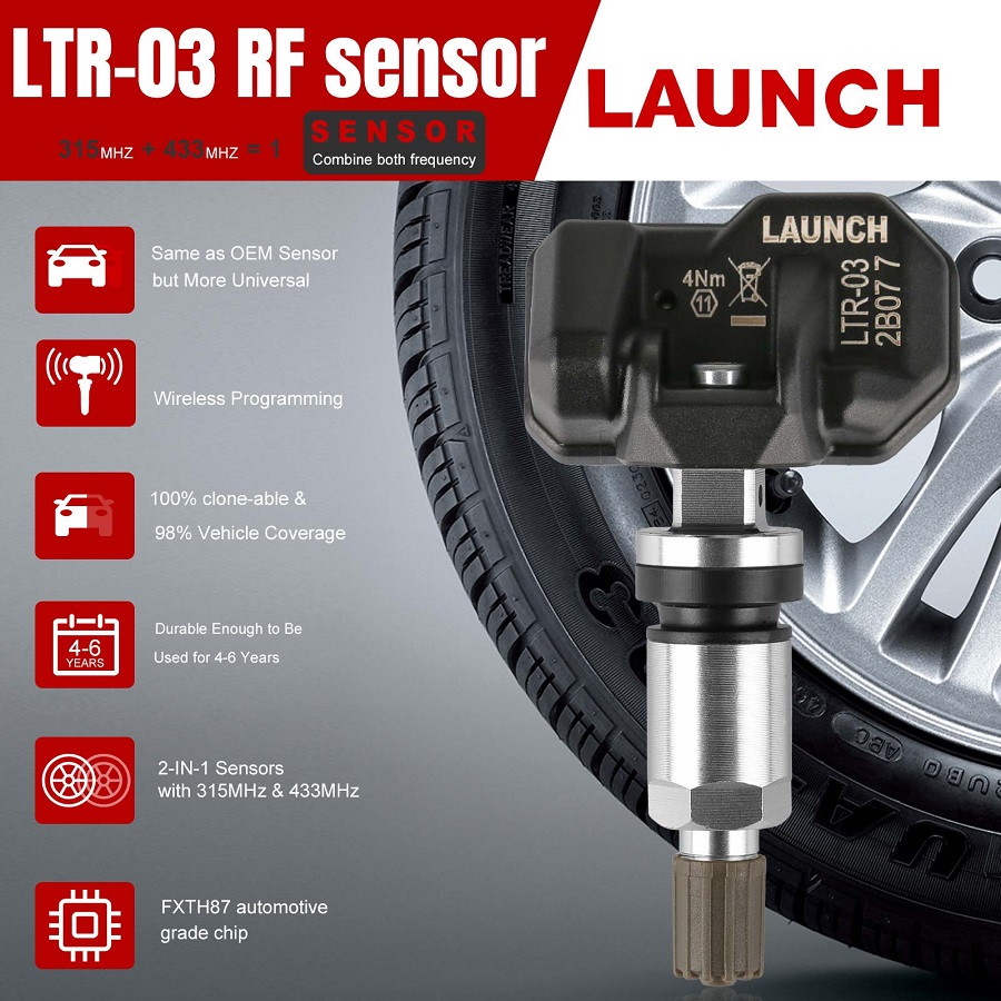 Senzori Launch TPMS - Presiune Roti